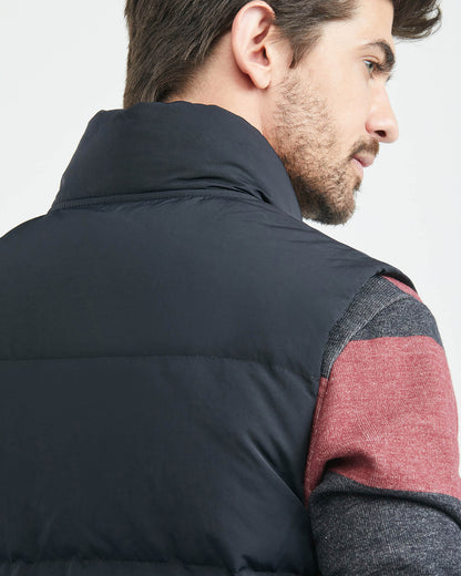 COMBAT TOGS QUILTED VEST IN BLACK