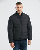 TOGS PUFFER JACKET IN BLACK