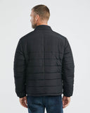 TOGS PUFFER JACKET IN BLACK