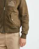 ROLLER LEATHER JACKET IN GREEN