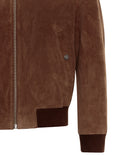 VESTE EN CUIR MARRON