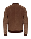 VESTE EN CUIR MARRON