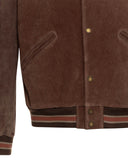 BAY WINDS LEATHER JACKET IN BROWN