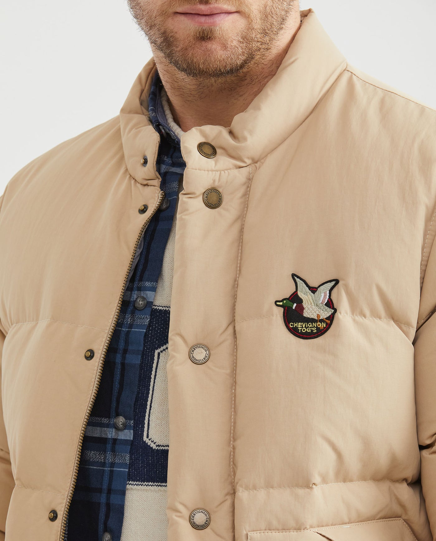Men's Jackets - Beige - 3