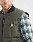 DUCK DOWN JACKET IN GREEN