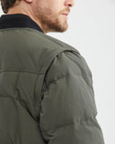 DUCK DOWN JACKET IN GREEN