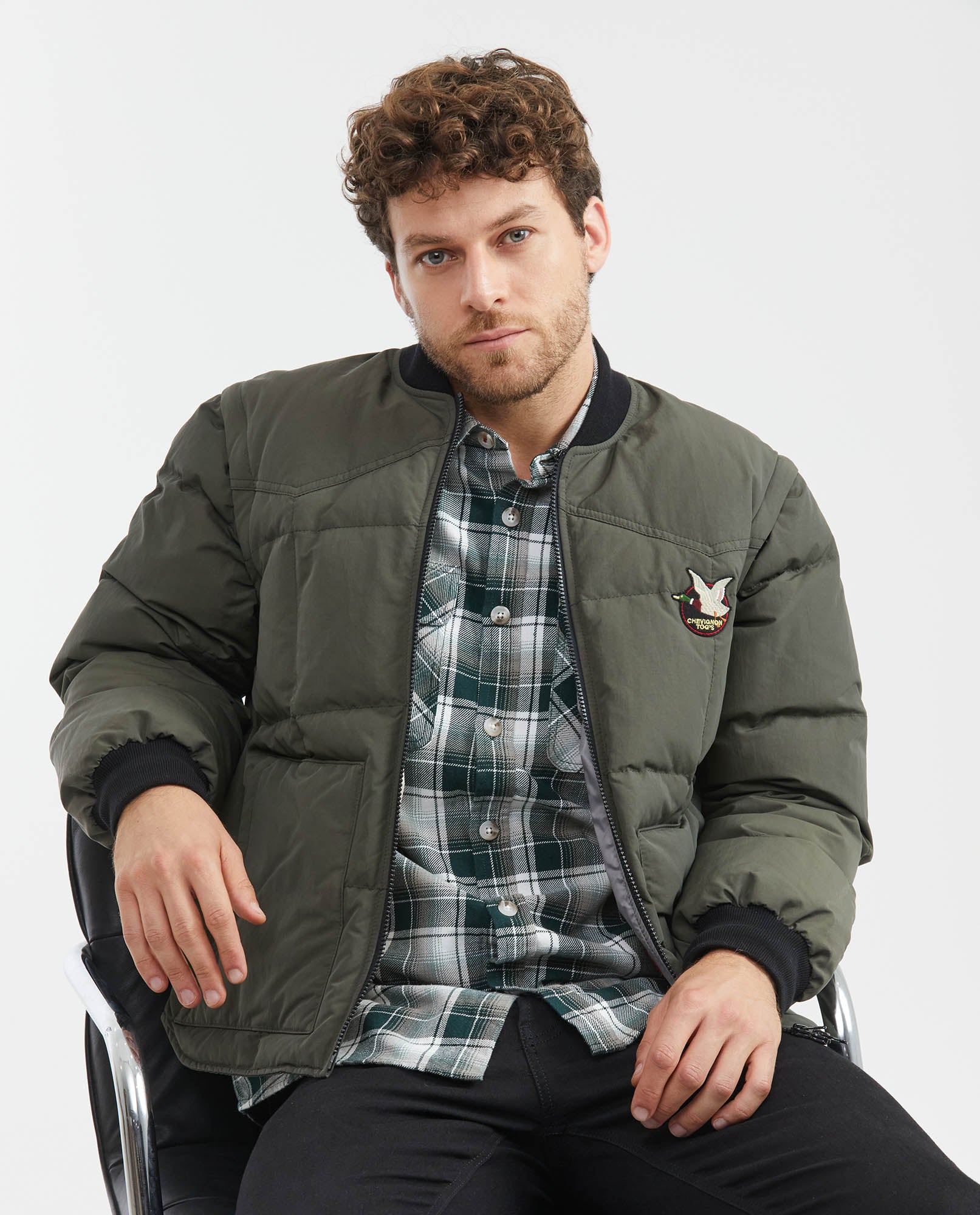 Men's Jackets - Khaki 627E455 - 2
