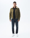 SHERPA NECK JACKET IN GREEN