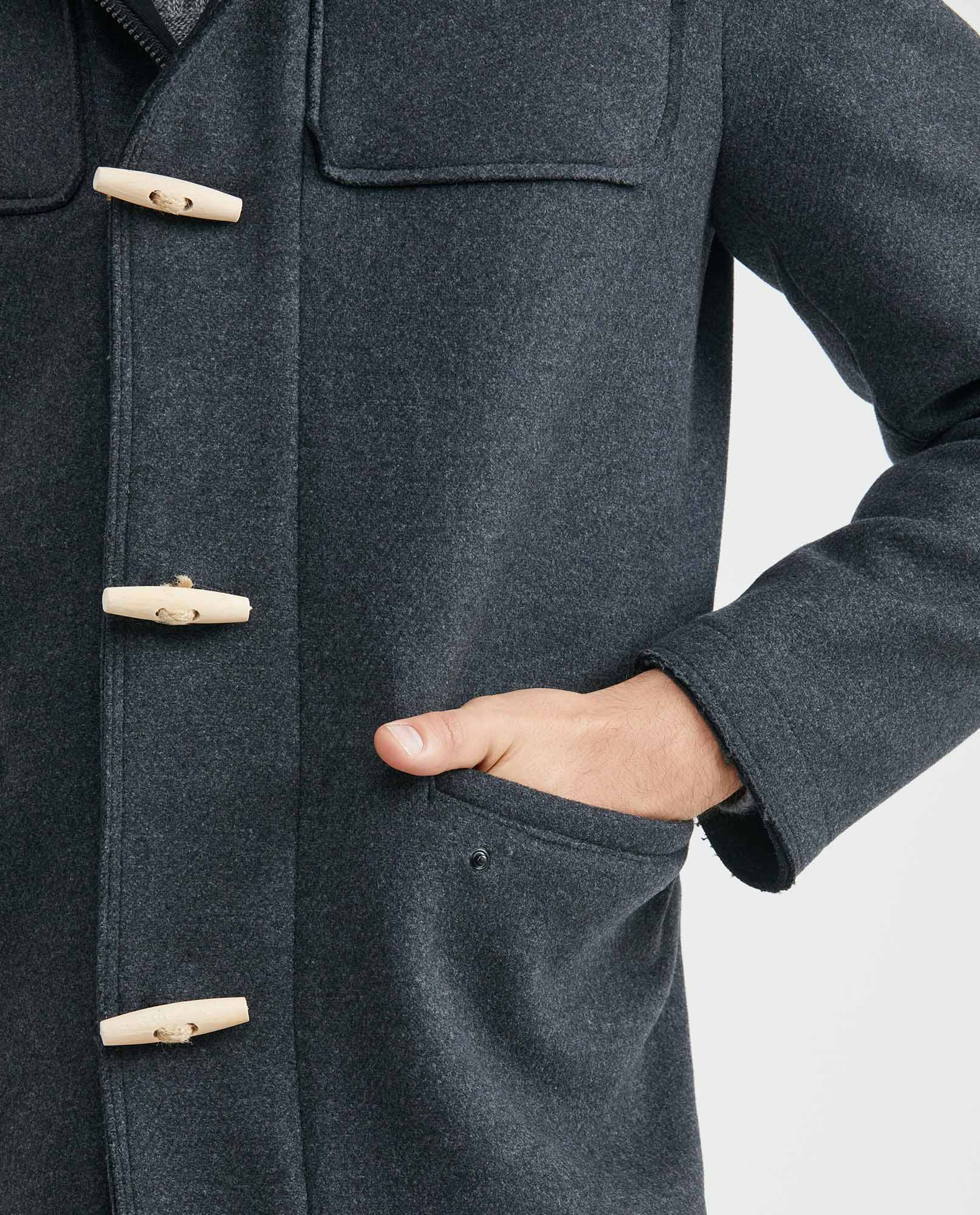 Men's Premium Wool Jacket - Gray - 4