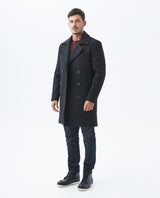 Men´s Double-Breasted Wool Coat - Black 63_627E460_NEG193909_0