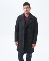 Men´s Double-Breasted Wool Coat - Black 63_627E460_NEG193909_3