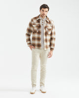 Men´s Plaid Wool-Blend Shacket - Brown 63_627E463_CAF181148_3