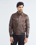 Men´s Lambskin Leather Jacket - Brown 63_627F210_CAF181124_0