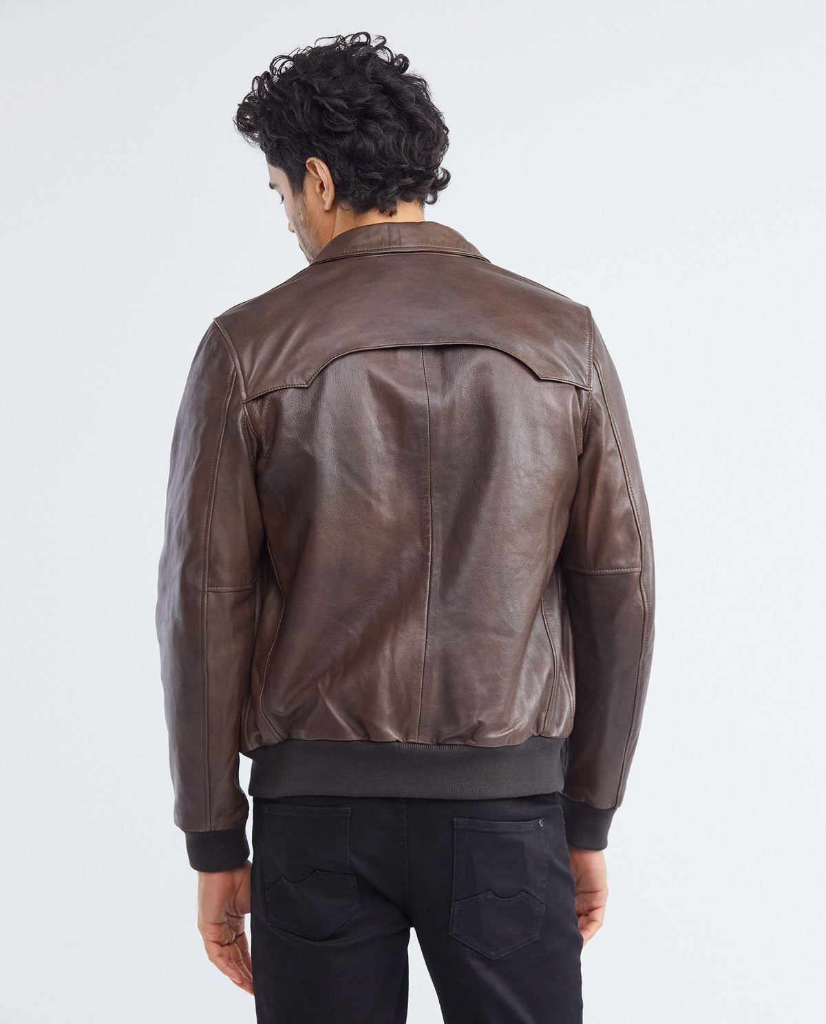 Men´s Lambskin Leather Jacket - Brown 63_627F210_CAF181124_6