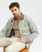 Men´s Suede Collar Bomber - Beige 63_627F250_BEI151306_3