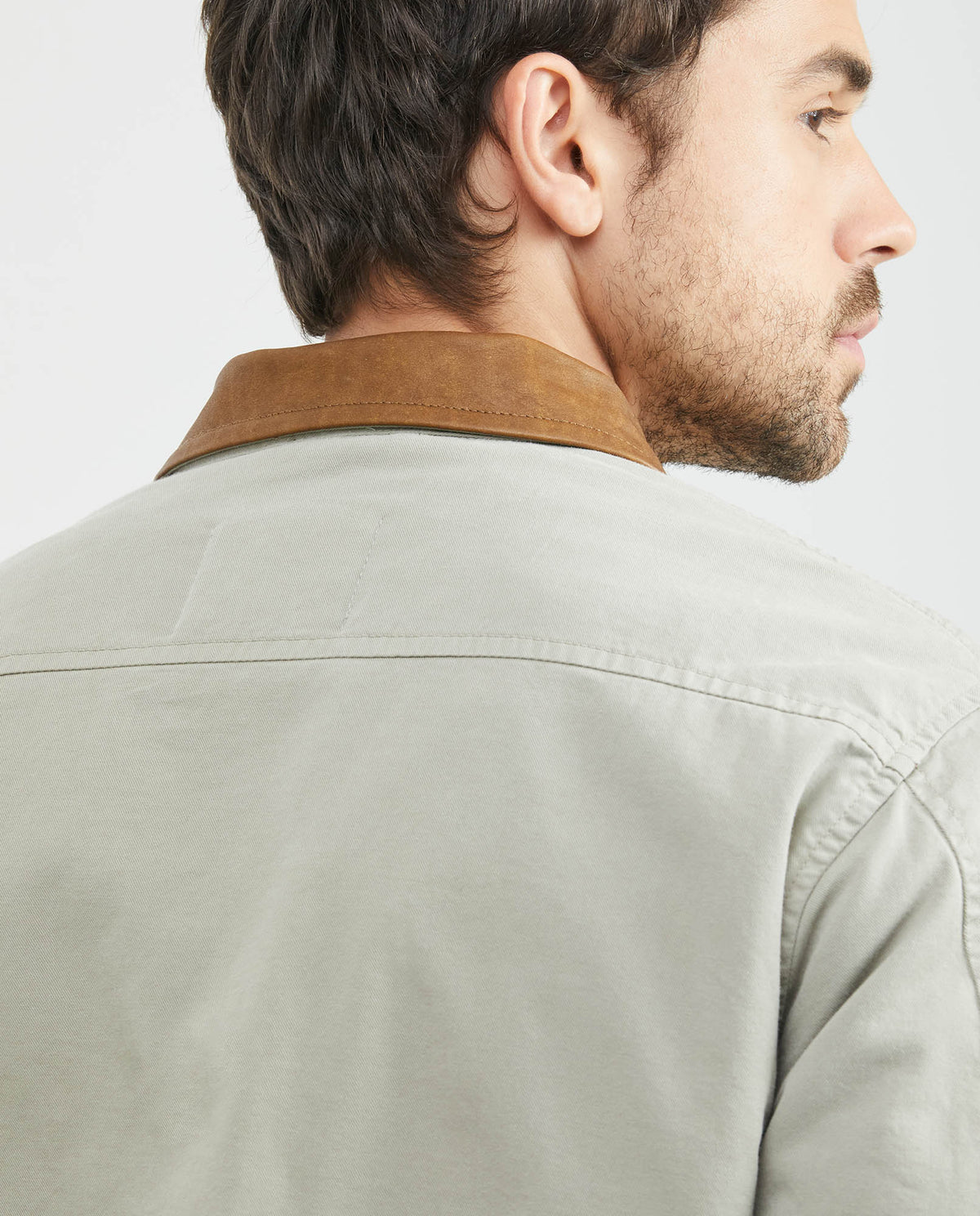 Men´s Suede Collar Bomber - Beige 63_627F250_BEI151306_7