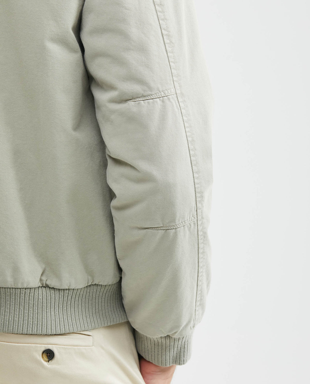Men´s Suede Collar Bomber - Beige 63_627F250_BEI151306_8