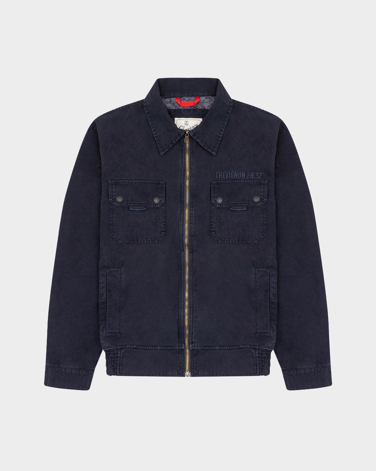 UTILITARY AVIATOR JACKET IN BLUE