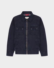 UTILITARY AVIATOR JACKET IN BLUE