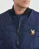 DUCK DOWN VEST IN NAVY