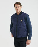 DUCK DOWN VEST IN NAVY