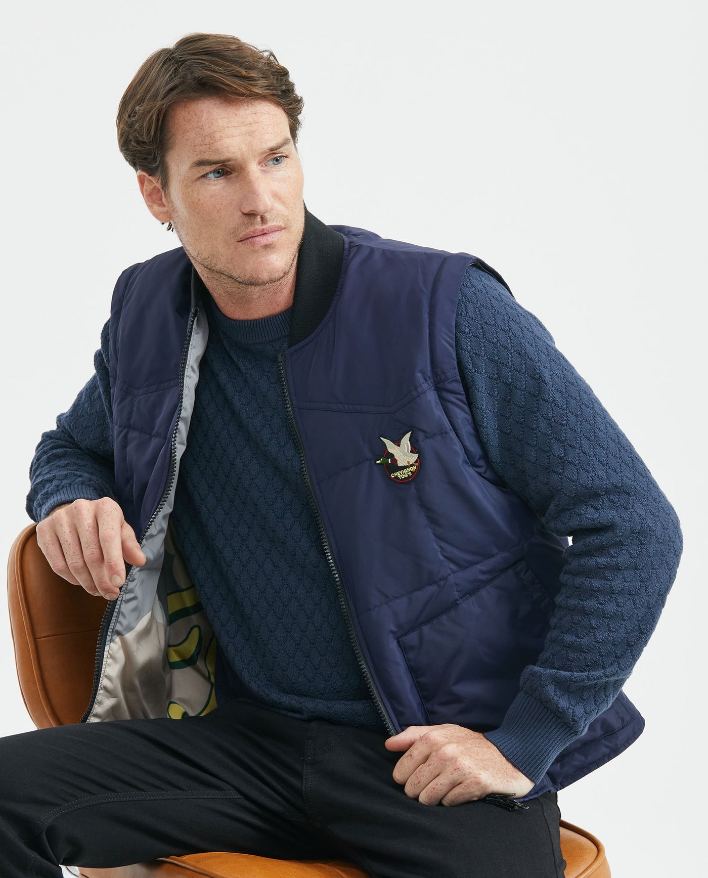 Men's Jackets - Blue 627F254 - 1