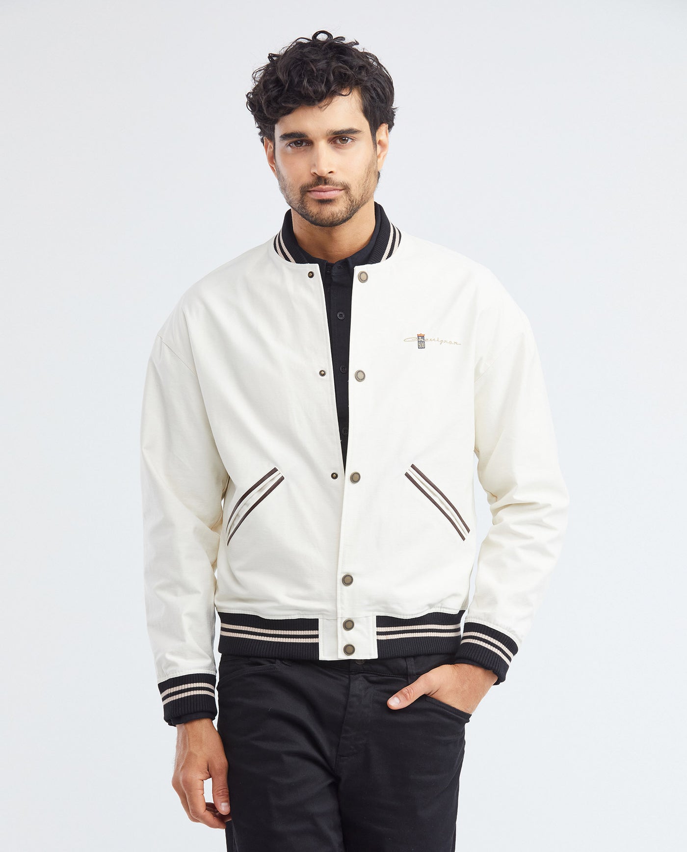 Men's Jackets - Beige - 1