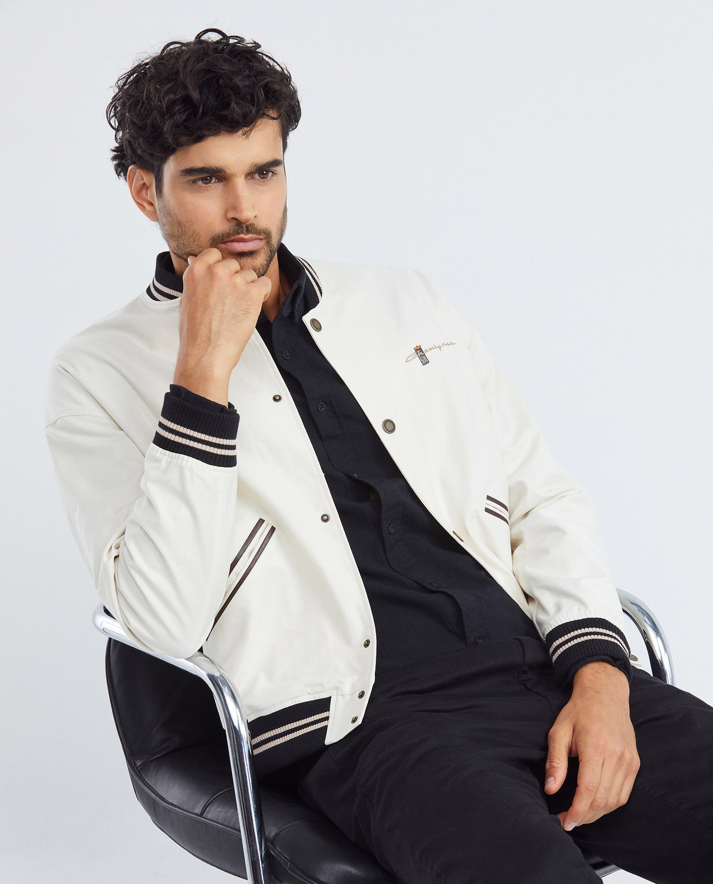 Men's Jackets - Beige - 2