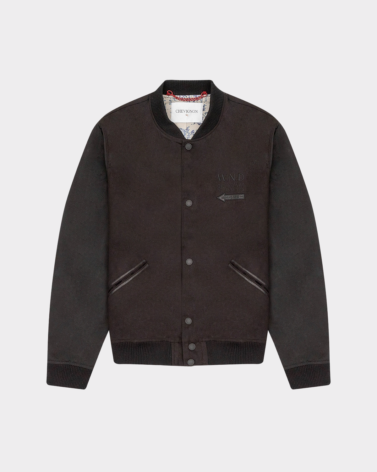 AIR WEAR VESTE BOMBER AVIATEUR EN NOIR