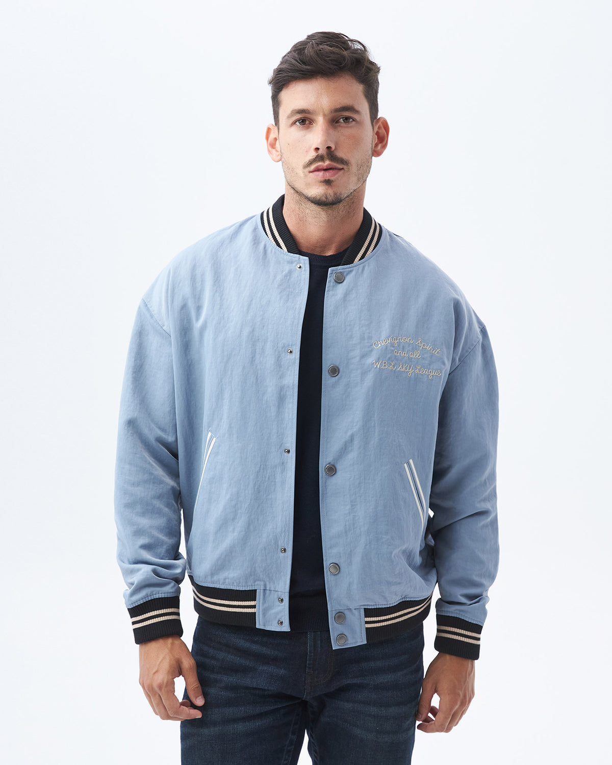 CHAQUETA CRISTAL EN AZUL