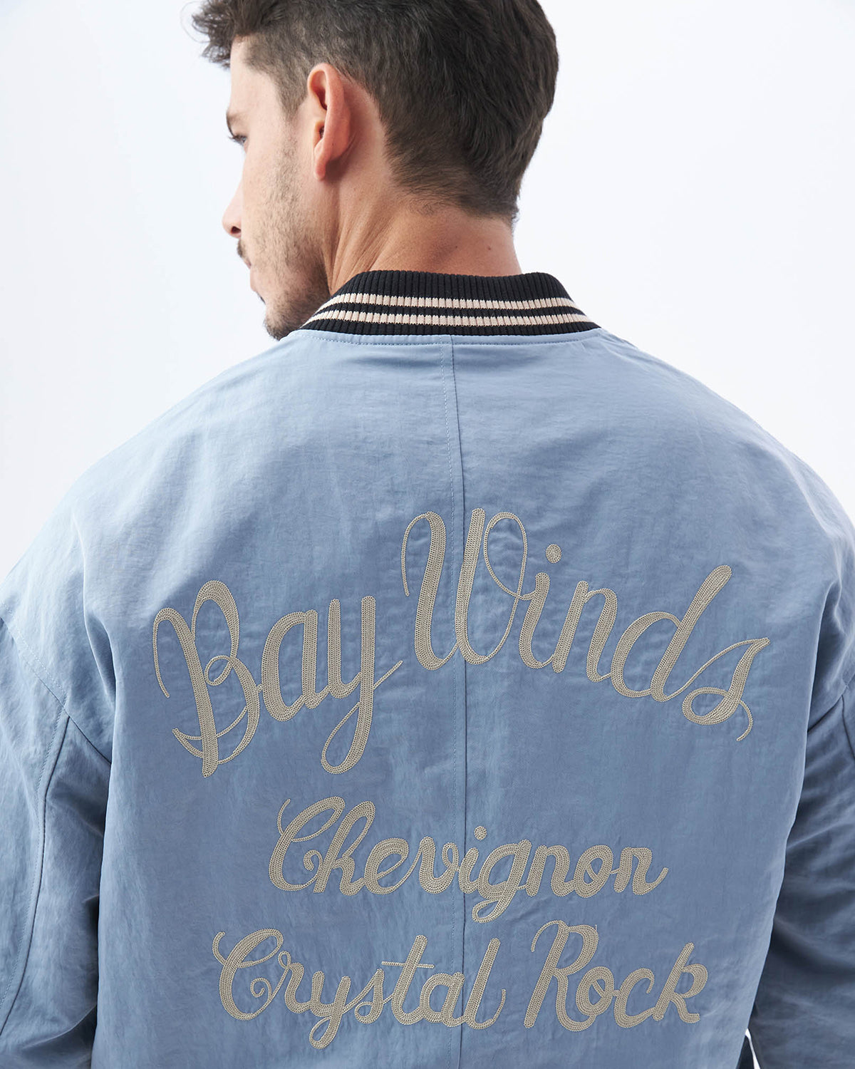 CHAQUETA CRISTAL EN AZUL