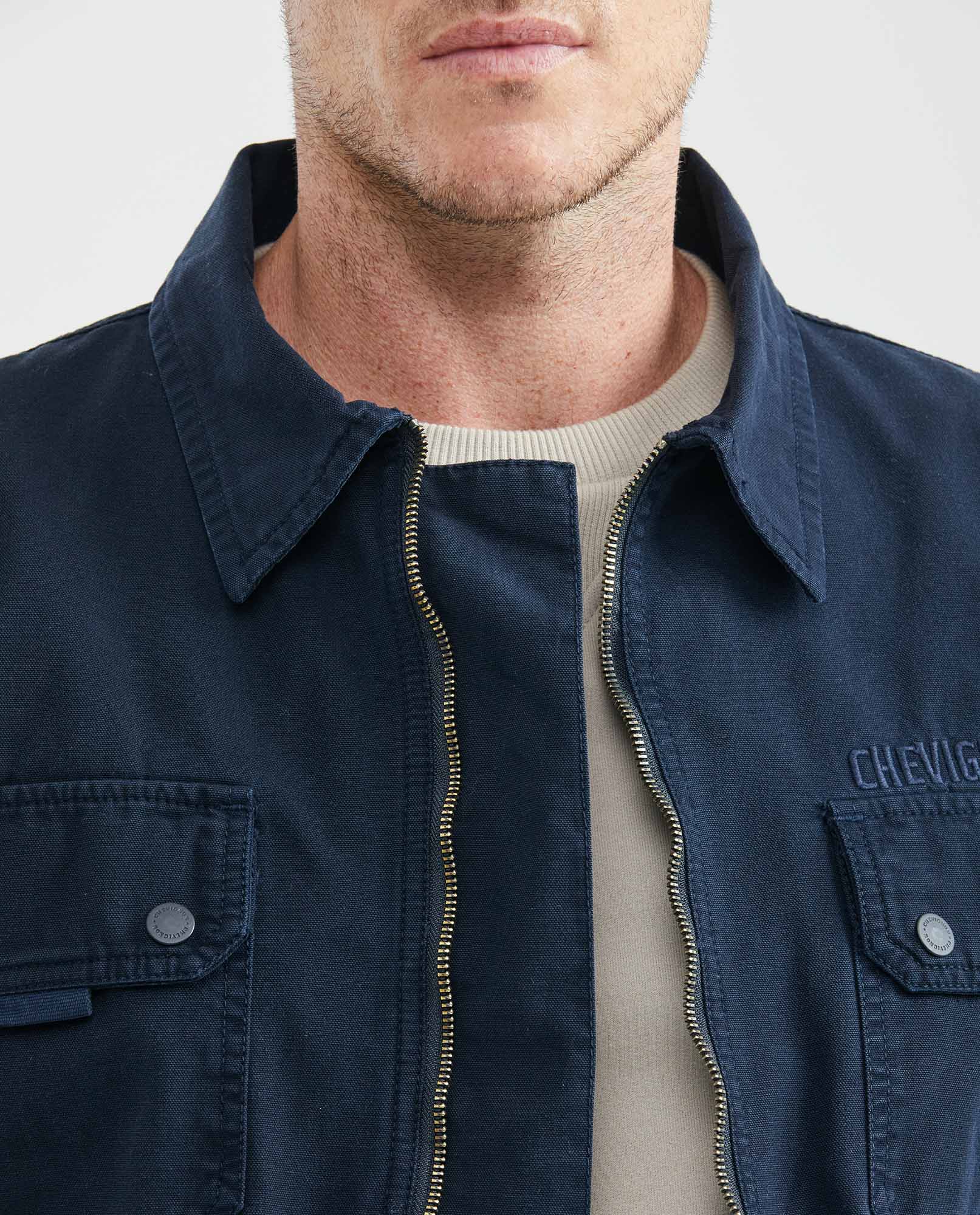 Men´s Varsity Bomber Jacket - Blue 63_627F257_AZU194024_4