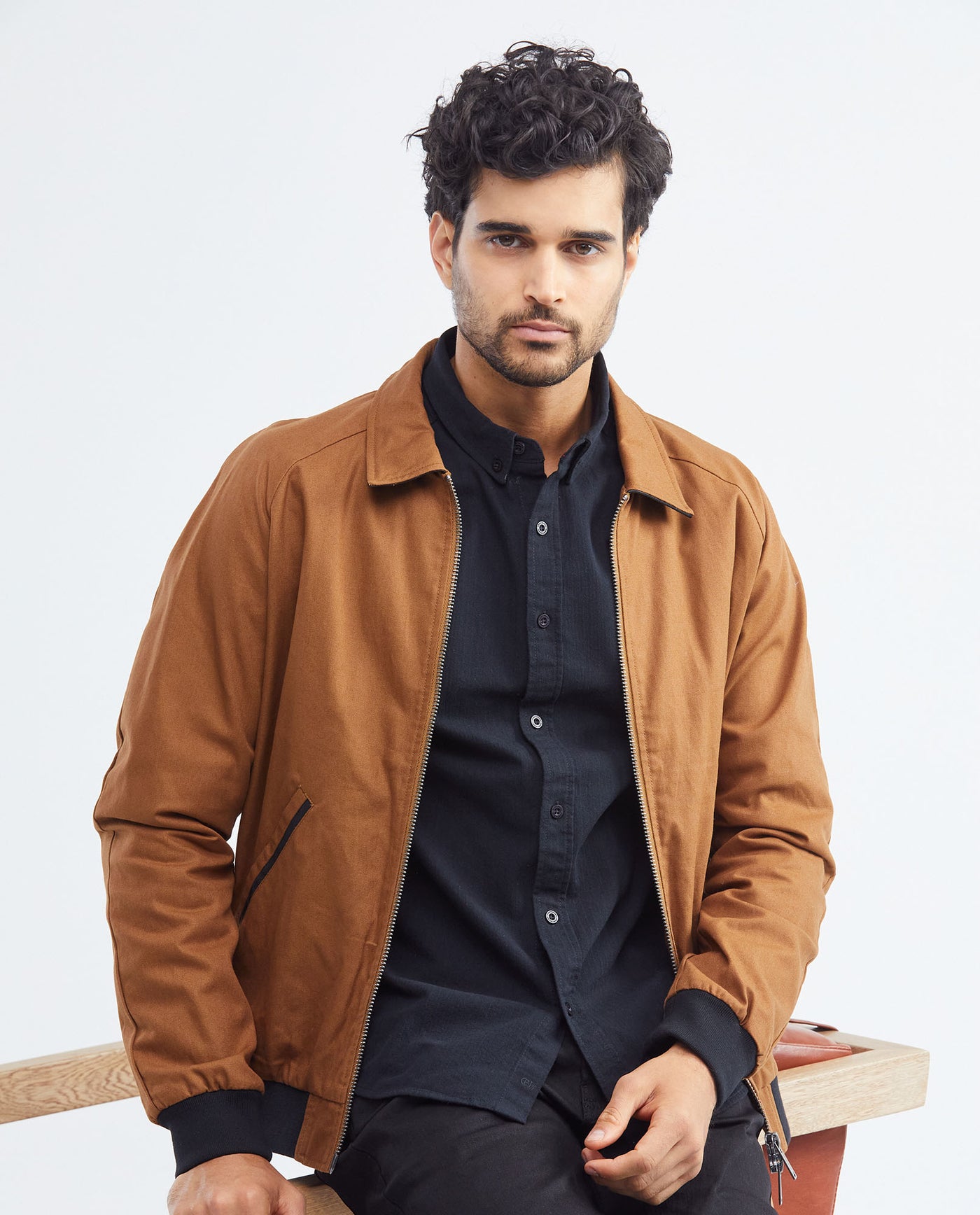 Men's Jackets - Brown - 2