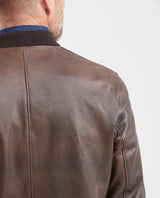 Men's Classic Bomber Jacket Lambskin - 6