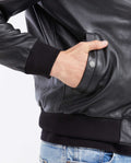 Men's Classic Bomber Jacket Lambskin - 3