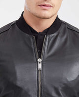 Men's Classic Bomber Jacket Lambskin - 5