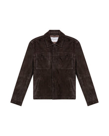 Men´s Suede Overshirt Jacket - Brown 63_627G403_CAF190840_0