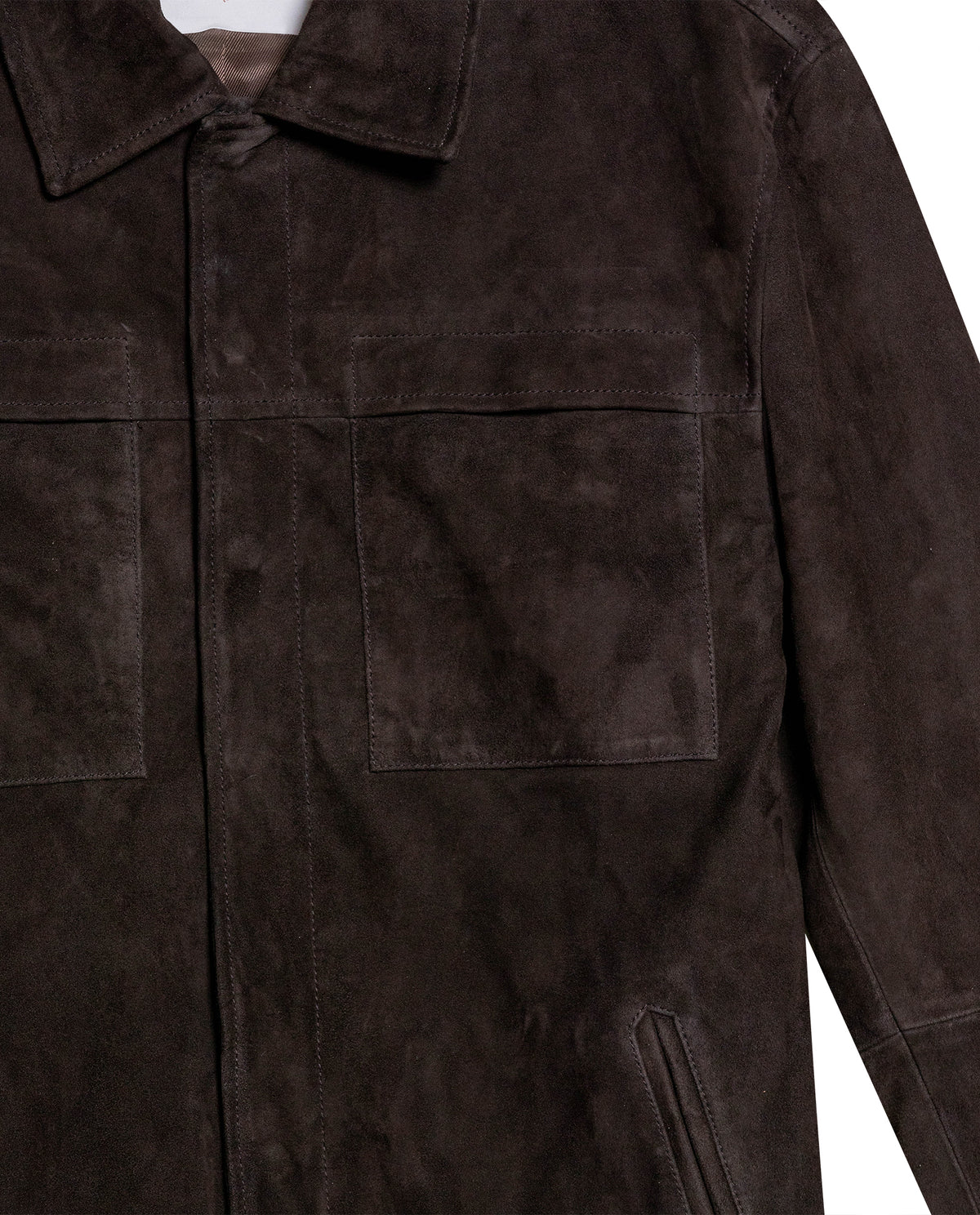 Men´s Suede Overshirt Jacket - Brown 63_627G403_CAF190840_8