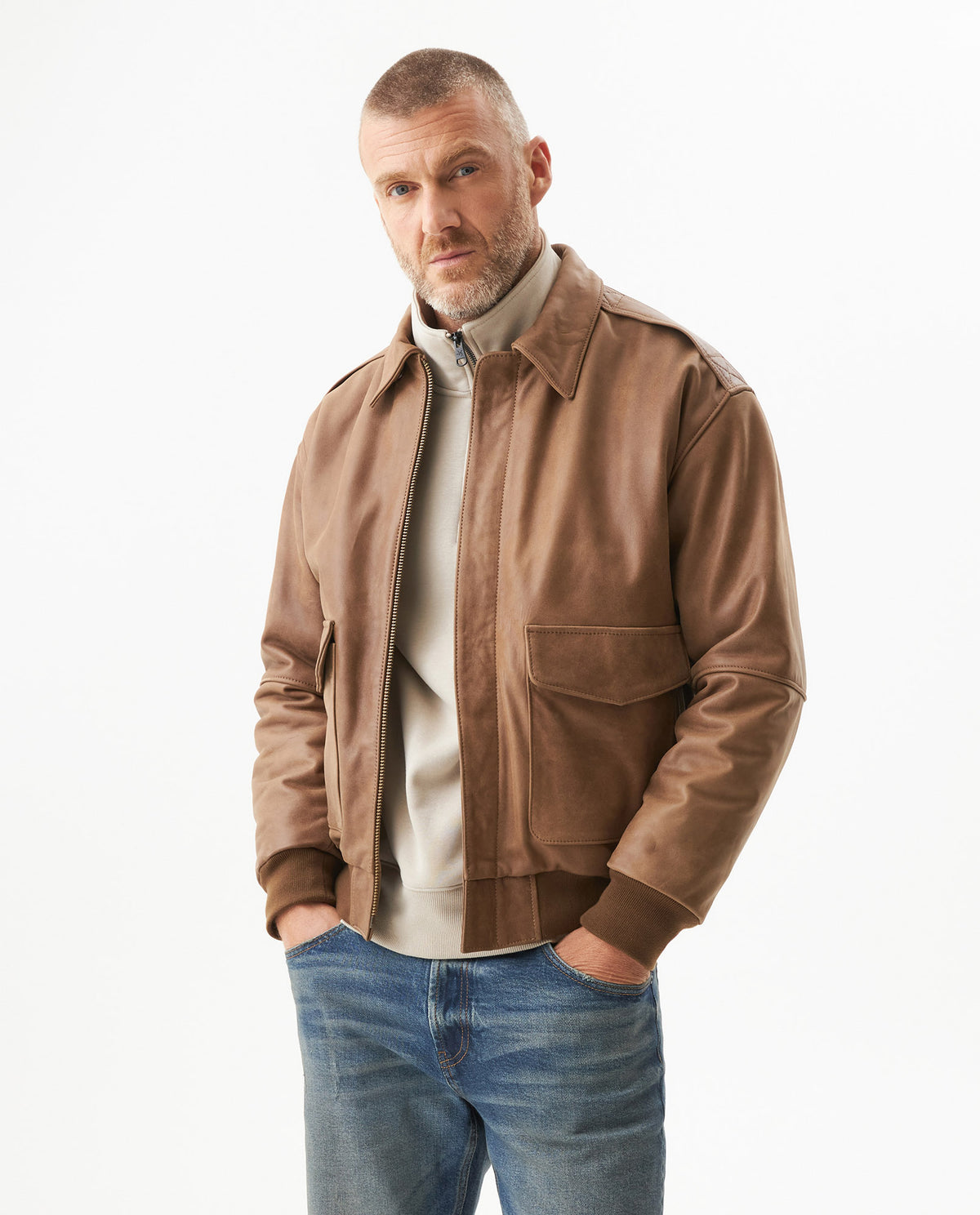 Men's Jacket 627G404 - Brown 63_627G404_CAF181033_0
