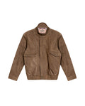 Men´s Leather Biker Jacket - Green 63_627G405_VER175923_3