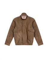 Men´s Leather Biker Jacket - Green 63_627G405_VER175923_3