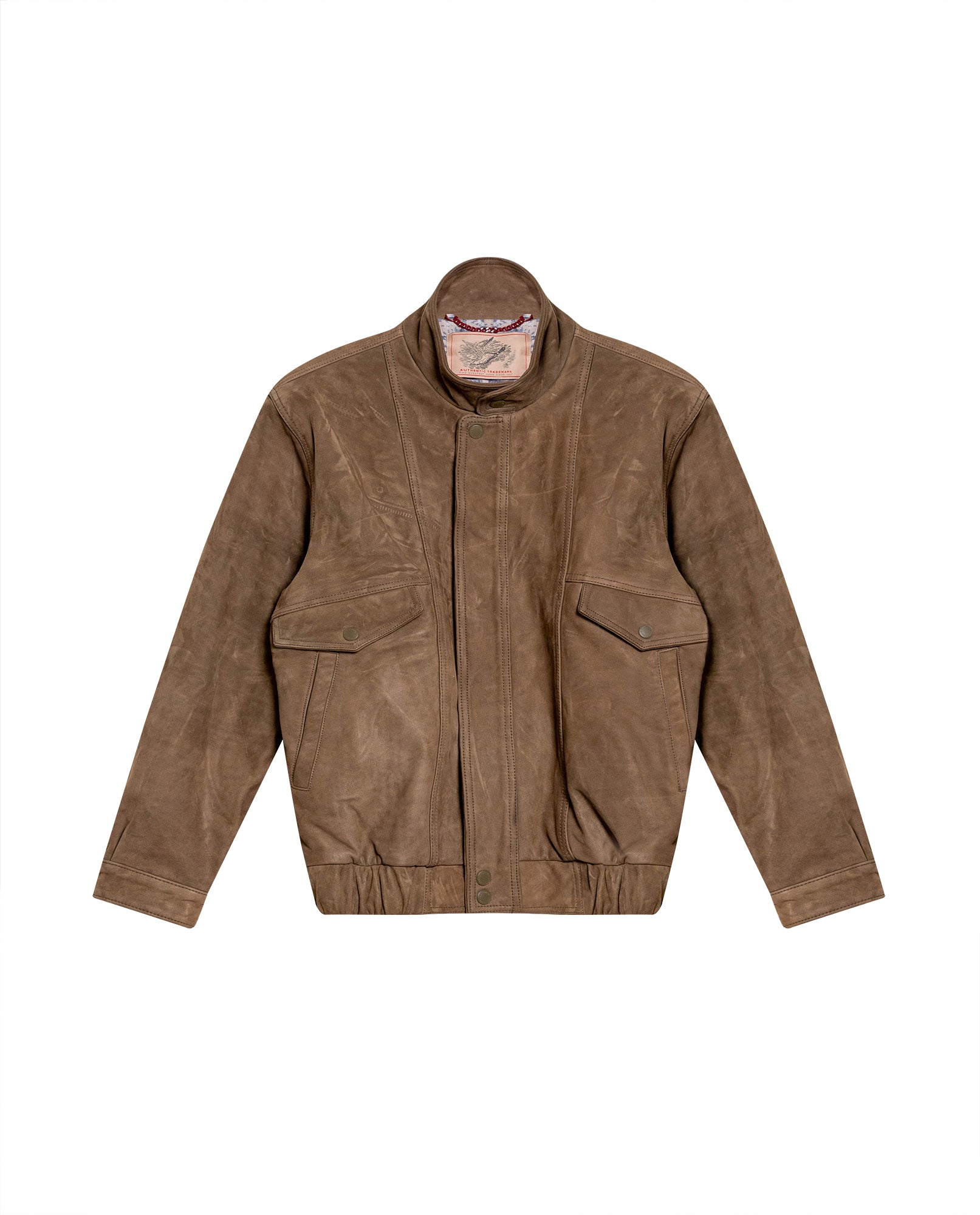 Men´s Leather Biker Jacket - Green 63_627G405_VER175923_3
