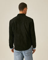Men´s Goatskin Suede Overshirt - Black 63_627H200_NEG194007_6