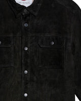 Men´s Goatskin Suede Overshirt - Black 63_627H200_NEG194007_8