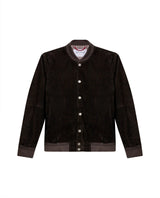 Men´s Goatskin Suede Bomber - Brown 63_627H201_CAF181415_3