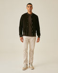 Men´s Goatskin Suede Bomber - Brown 63_627H201_CAF181415_4