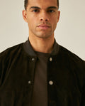 Men´s Goatskin Suede Bomber - Brown 63_627H201_CAF181415_5