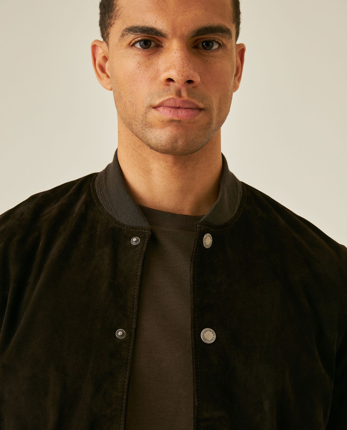 Men´s Goatskin Suede Bomber - Brown 63_627H201_CAF181415_5