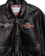 Men´s Lambskin Aviator Jacket - Black 63_627H202_NEG194007_8