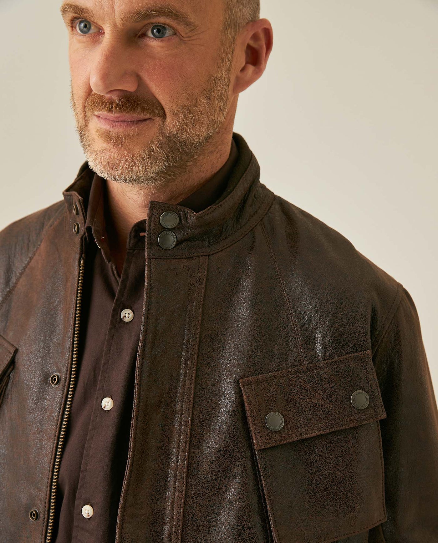 Men´s Aged Lambskin Bomber - Brown 63_627H203_CAF190808_5